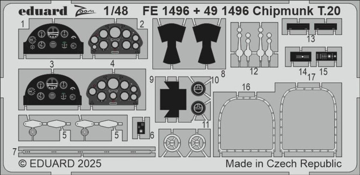Eduard Eduard 1/48 Chipmunk T.20 Zoom set for AIRFIX