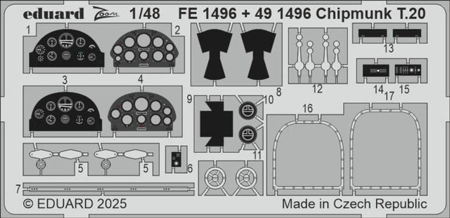 Eduard Eduard 1/48 Chipmunk T.20 Zoom set for AIRFIX
