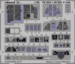 Eduard Eduard 1/48 F-14A Interior for Tamiya (Pre-Painted)