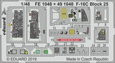 Eduard Eduard 1/48 F-16C Block 25 for Tamiya (Pre-Painted)