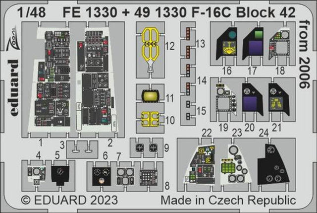 Eduard Eduard 1/48 F-16C Block 42 from 2006 - Kinetic