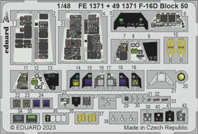 Eduard Eduard 1/48 F-16D Block 50 for Kinetic