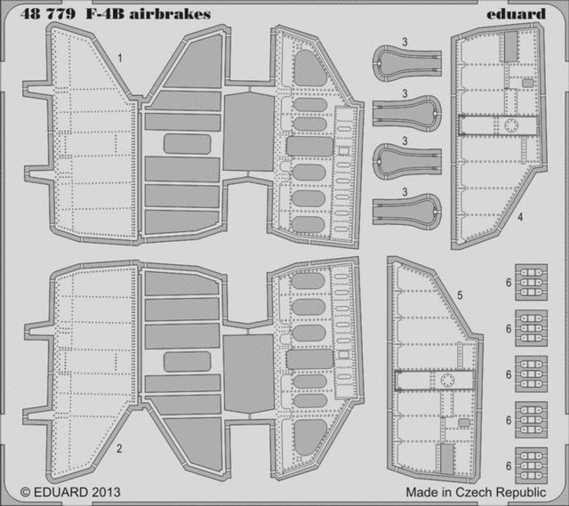 Eduard Eduard 1/48 F-4B Airbrakes for Academy