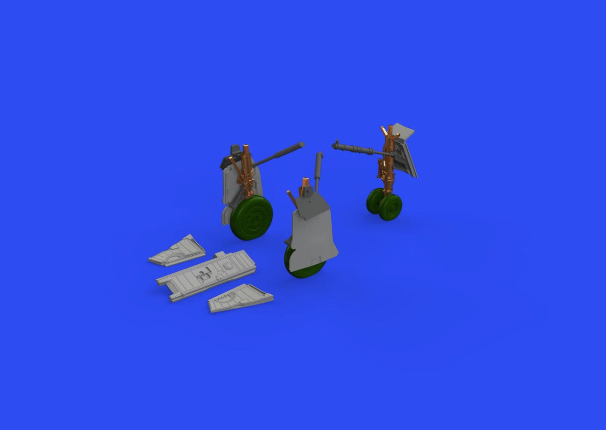 Eduard Eduard 1/48 F-4B Undercarriage Legs for Tamiya (Bronze & Resin)
