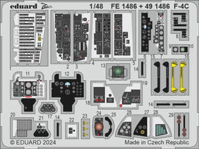 Eduard Eduard 1/48 F-4C Zoom set for HOBBY 2000 / ACADEMY