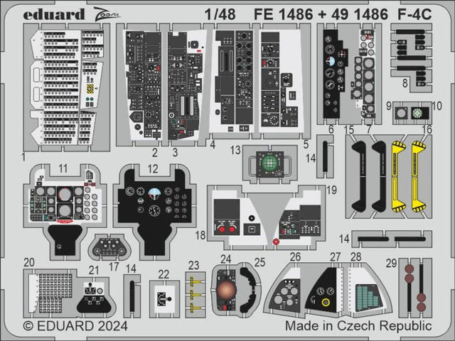 Eduard Eduard 1/48 F-4C Zoom set for HOBBY 2000 / ACADEMY