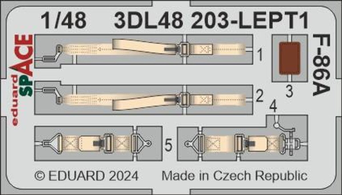 Eduard Eduard 1/48 F-86A SPACE SPACE for CLEAR PROP