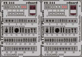 Eduard Eduard 1/48 F4U-1 placards