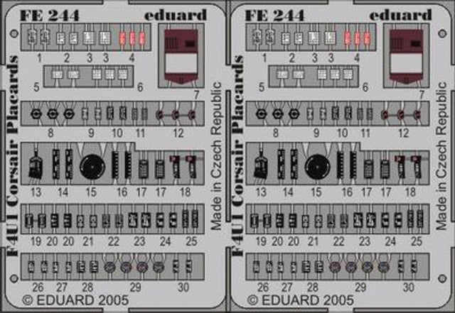 Eduard Eduard 1/48 F4U-1 placards