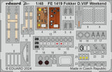 Eduard Eduard 1/48 Fokker D.VIIF Weekend Zoom set
