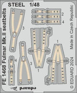 Eduard Eduard 1/48 Fulmar Mk.II seatbelts STEEL Zoom set for TRUMPETER