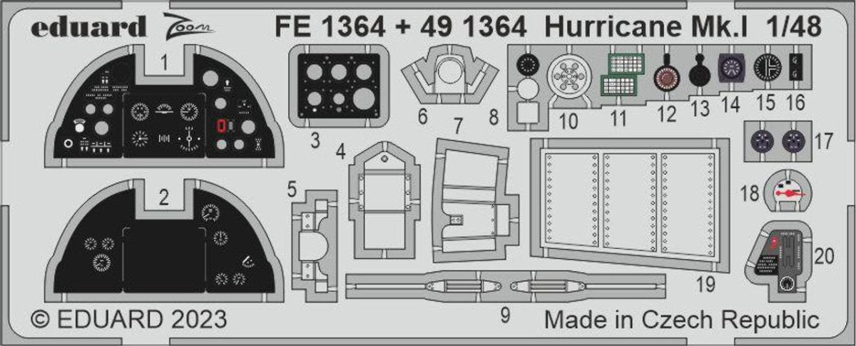 Eduard Eduard 1/48 Hurricane Mk.I - for HOBBY BOSS