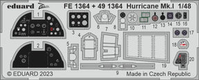 Eduard Eduard 1/48 Hurricane Mk.I - for HOBBY BOSS