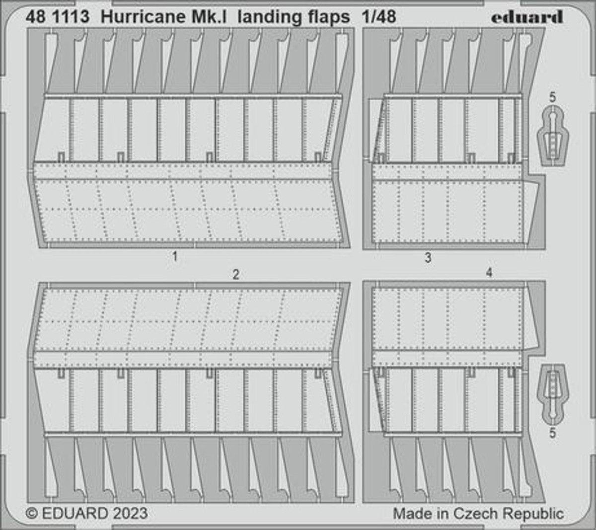 Eduard Eduard 1/48 Hurricane Mk.I landing flaps for Hobby Boss