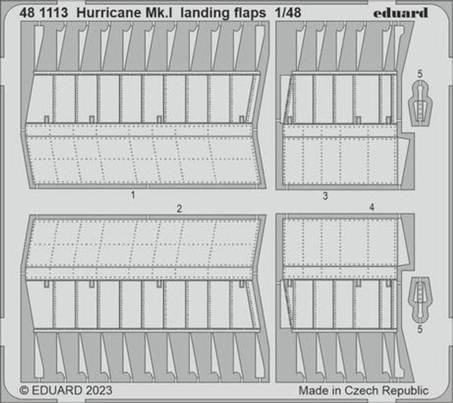 Eduard Eduard 1/48 Hurricane Mk.I landing flaps for Hobby Boss