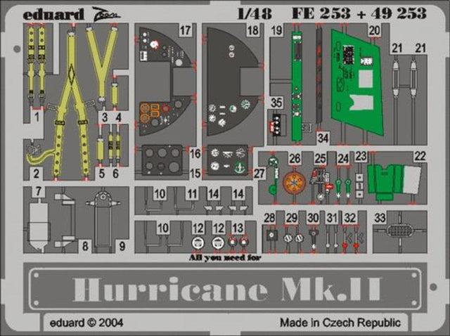 Eduard Eduard 1/48 Hurricane Mk.II for Hasegawa