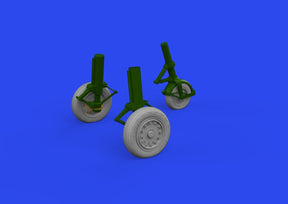 Eduard Eduard 1/48 J-35 Draken wheels Type 1 Brassin
