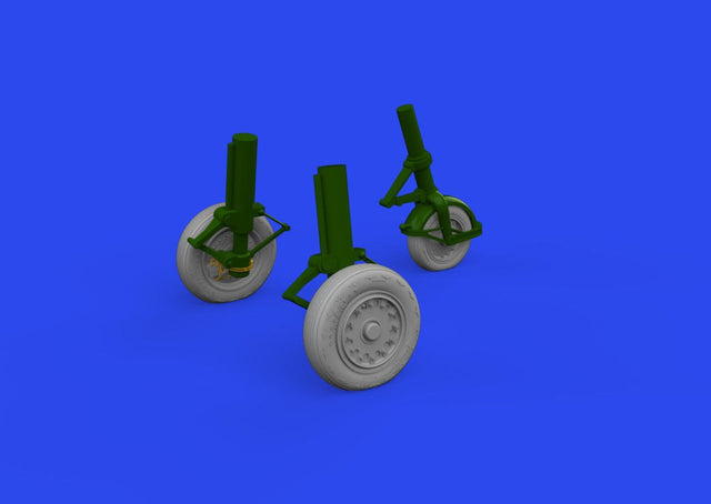 Eduard Eduard 1/48 J-35 Draken wheels Type 1 Brassin