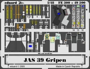 Eduard Eduard 1/48 JAS-39 Gripenfor Italeri