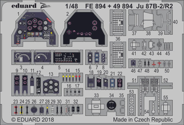 Eduard Eduard 1/48 Ju87B2/R2 for AIR (Pre-Painted)