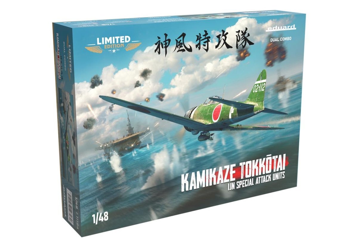 Eduard Eduard 1/48 Kamikaze Tokkotai ZERO DUAL COMBO (A6M5 & A6M2-K) (LE) Plastic Model Kit