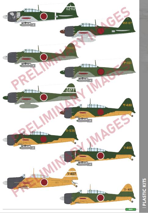Eduard Eduard 1/48 Kamikaze Tokkotai ZERO DUAL COMBO (A6M5 & A6M2-K) (LE) Plastic Model Kit
