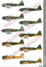 Eduard Eduard 1/48 Kamikaze Tokkotai ZERO DUAL COMBO (A6M5 & A6M2-K) (LE) Plastic Model Kit