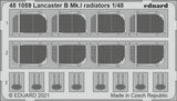 Eduard Eduard 1/48 Lancaster B Mk I Radiators for HKM