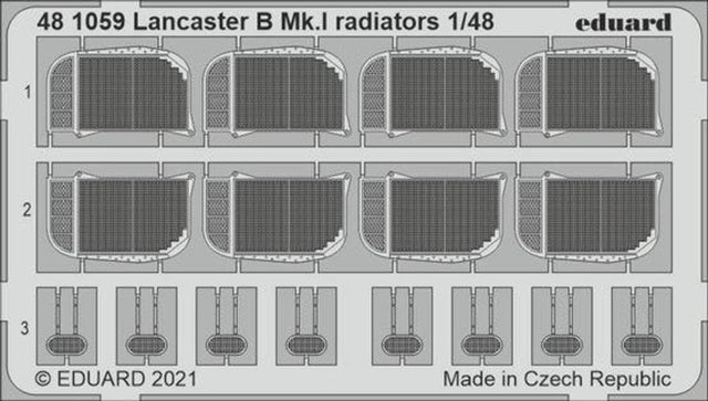 Eduard Eduard 1/48 Lancaster B Mk I Radiators for HKM