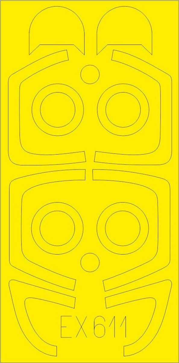 Eduard Eduard 1/48 Mask L39ZA for TRP