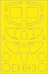 Eduard Eduard 1/48 Mask Spitfire Mk I for TAM