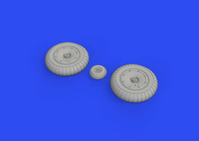 Eduard Eduard 1/48 Me163B Wheels for GPT (Mask & Resin)