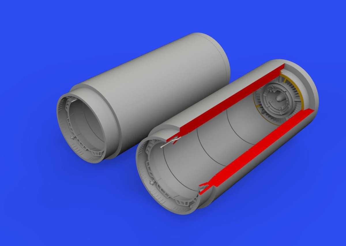 Eduard Eduard 1/48 MiG19 Exhaust Nozzles for EDU & TRP (PE & Resin)