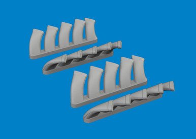 Eduard Eduard 1/48 Mosquito exhaust stacks PRINT Brassin for TAMIYA kit
