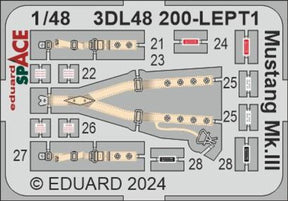 Eduard Eduard 1/48 Mustang Mk.III Space for EDUARD