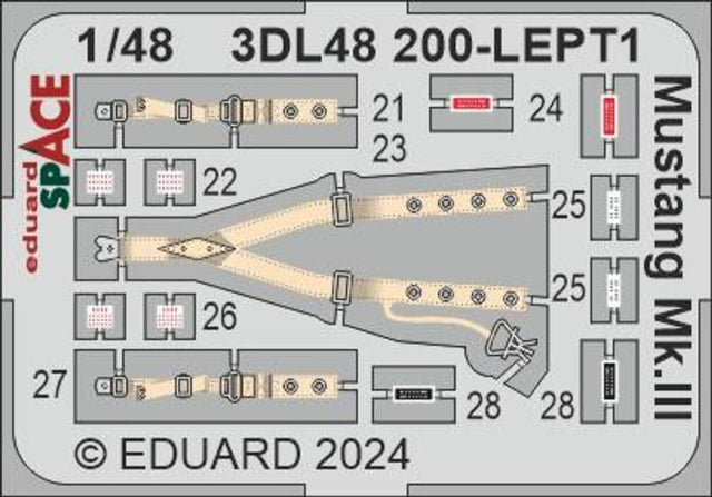 Eduard Eduard 1/48 Mustang Mk.III Space for EDUARD