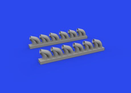 Eduard Eduard 1/48 P-39 exhaust stacks rounded PRINT Brassin