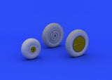 Eduard Eduard 1/48 P39 Wheels Early for EDU (PE & Resin)