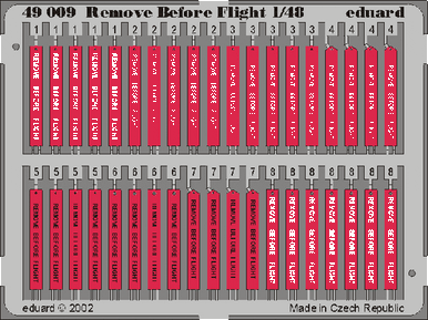 Eduard Eduard 1/48 Remove Before Flight (Pre-Painted)
