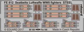 Eduard Eduard 1/48 Seatbelts Luftwaffe WWII fighters Steel