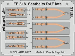 Eduard Eduard 1/48 Seatbelts RAF late Steel