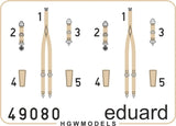 Eduard Eduard 1/48 Seatbelts Super Fabric-Type RAF WWII Late (Pre-Painted)