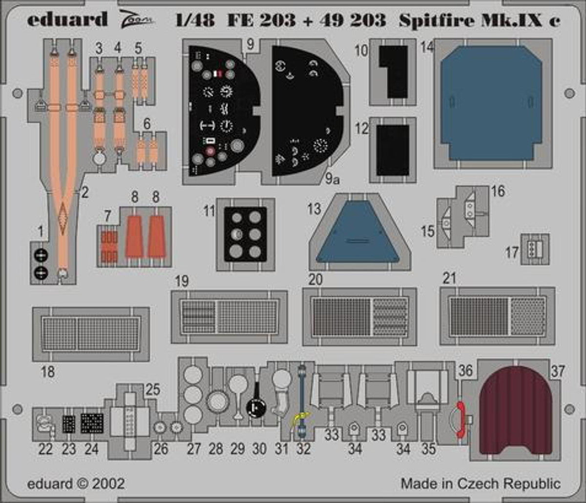 Eduard Eduard 1/48 Spitfire Mk.IXc for Hasegawa