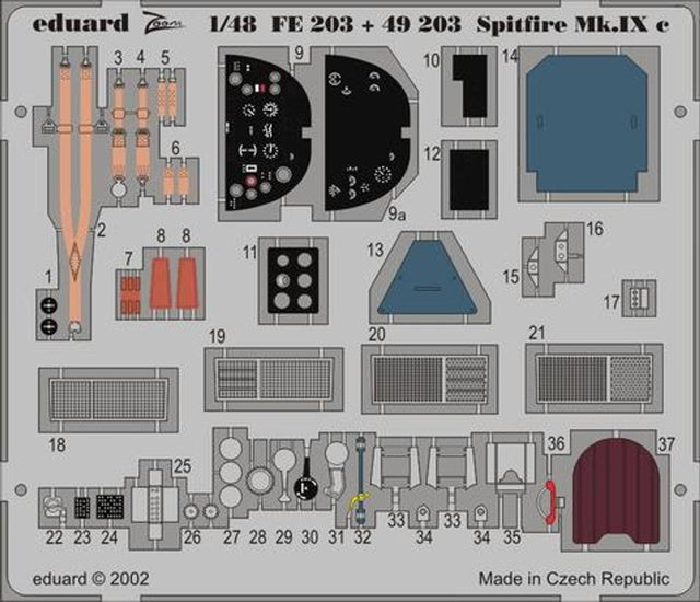 Eduard Eduard 1/48 Spitfire Mk.IXc for Hasegawa
