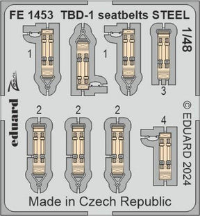 Eduard Eduard 1/48 TBD-1 Devastator seatbelts STEEL Zoom set