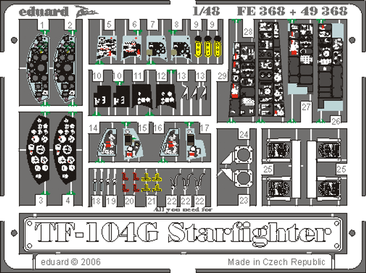Eduard Eduard 1/48 TF-104G for Hasegawa