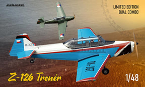 Eduard Eduard 1/48 Zlin Z126 Trener Two-Seater Trainer Aircraft Dual Combo (Plastic Kit)