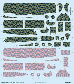 Eduard Eduard 1/72 Decal Fokker D.VII 4color lozenge for Eduard
