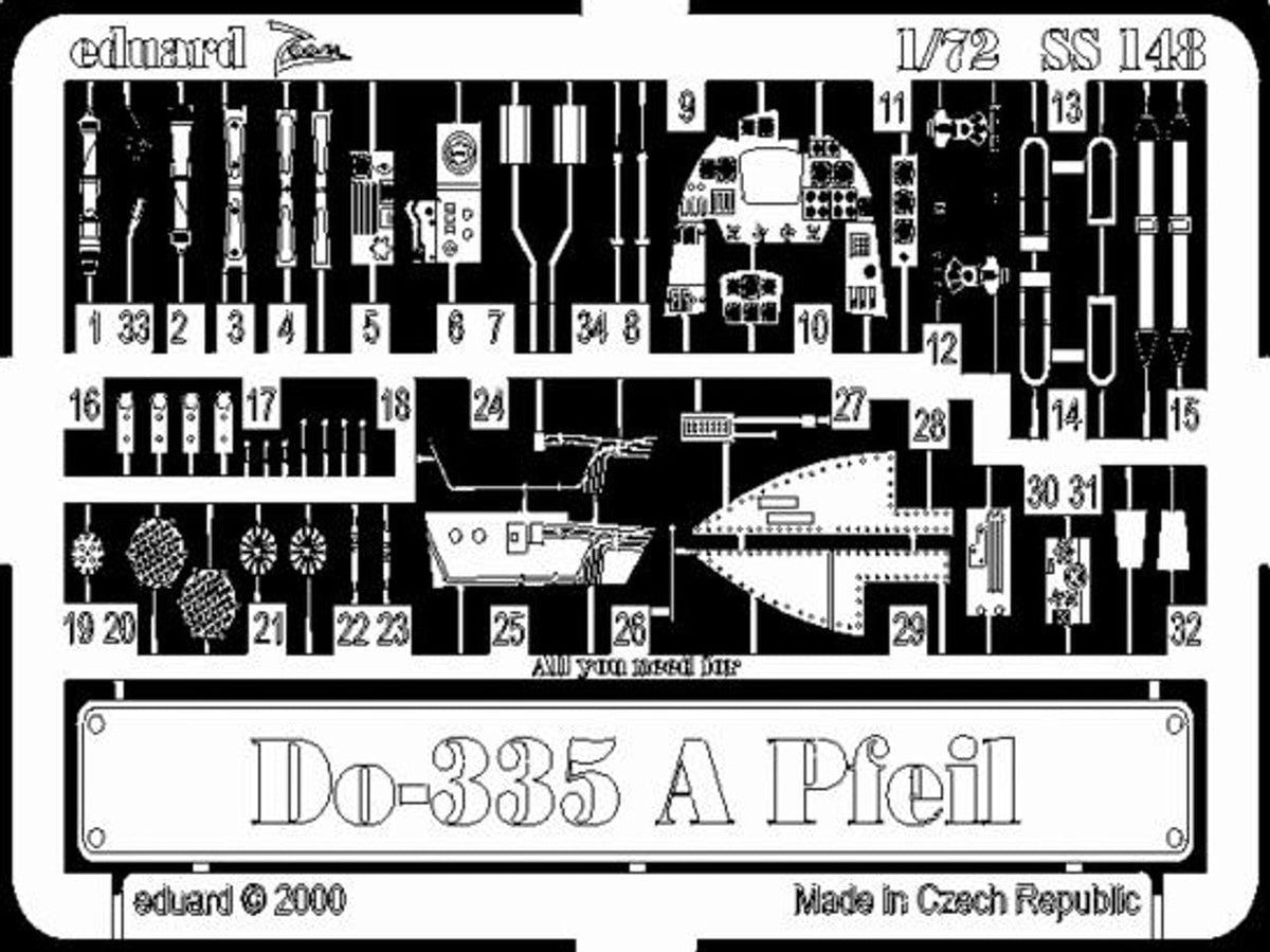 Eduard Eduard 1/72 Do 335A Pfeil for Dragon/Revell