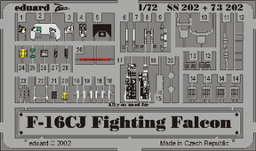 Eduard Eduard 1/72 F-16C Fighting Falcon Photo Etch